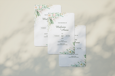 Invintation for wedding design graphic design vector