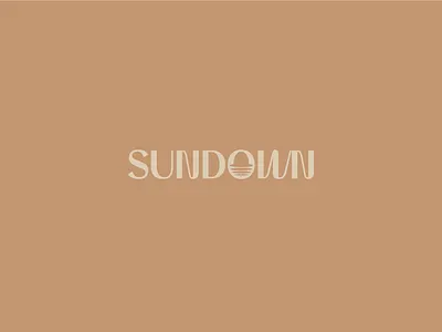 SUNDOWN branding design graphic design illustration logo sundown typography