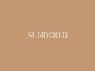 SUNDOWN branding design graphic design illustration logo sundown typography