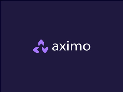 Aximo logo design brand identity branding business logo creative logo logo design minimal minimalist logo modern logo modern logo design tech tech logo