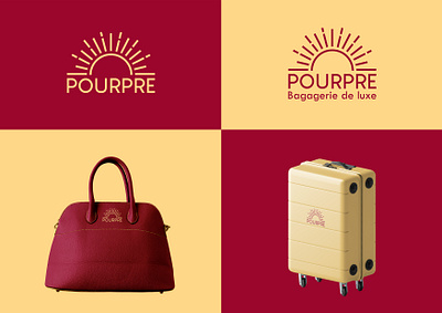 Visual identity for a luxury luggage brand branding design fashion graphic design logo logo design luxury visual indentity