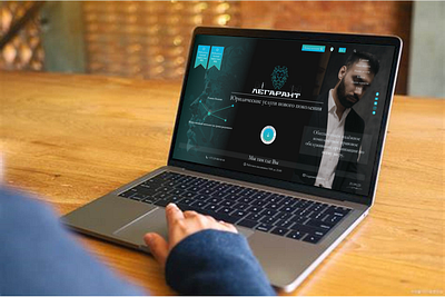 Legal services with the use of artificial intelligence design figma gift card legal service logo ui uiux ux web web design