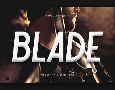 Blade - Modern Sans Serif Font branding design font handwritten illustration italic logotype script typeface ui