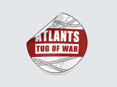 Logo for tug of war team branding graphic design logo