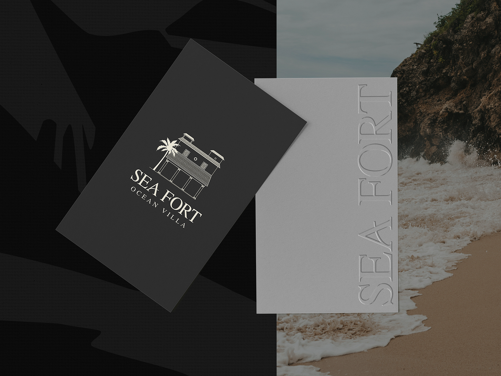 Coastal luxury villa logo by Zoria Design on Dribbble