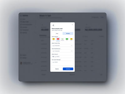 Modal design design figma interaction design modal design product design social share telecom ui user research ux visual design web app