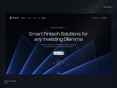 Fintech Landing Page bank website design banking banking platform ui ux crypto defi exchange finance financial fintech landing page investment landing page landing page design inspiration money startup trading ui designer ui ux wallet web design inspiration webdesigner