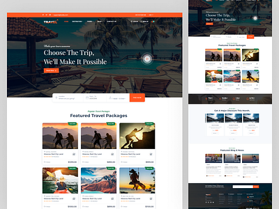 Online Travel Booking Website Template bootstrap bootstrap website html website online booking tailwindcss tour tour booking tour planners travel travel agency travel booking web template webdesign website design website template