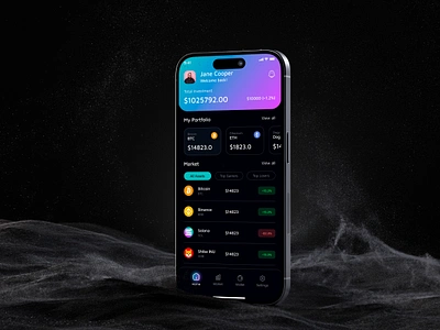 Flex & Trade - Crypto Wallet App animation app crypto wallet graphic design logo mobile app ui uiux