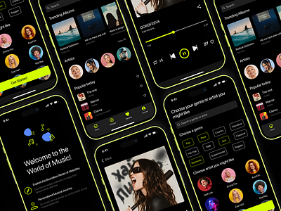 Music app | DesignConcept app dailyui ui