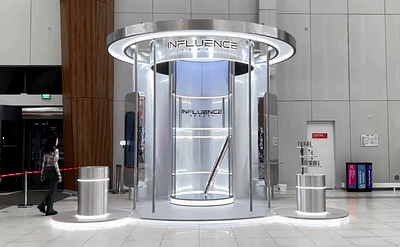 Digital Touch Screen for Influence Beauty branding digital kiosk touch screen kiosks ui user flow ux