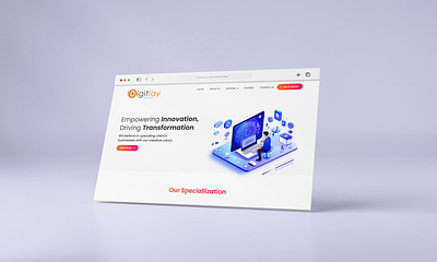 Digitlay Website Desktop Ui branding desktop figma graphic design marketing ui ux visual website