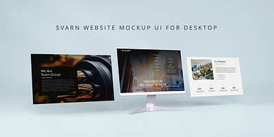 Svarn Website Ui Mockup branding figma graphic design ui visual website