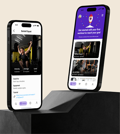 Workout that Works for you Ux\Ui app figma ui ux