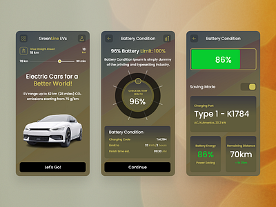 EV Car App Design app ui electric car app electric car app ui ev app ev car app ev car app design ev car app ui ui