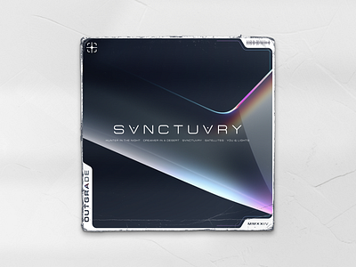 Sanctuary - Album Cover album art cover design gradient graphic design metal music photoshop rock