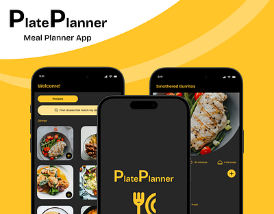 Meal Planner App color design designsystem typography ui ux