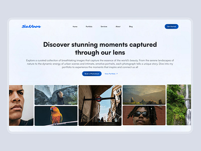 Hero Section Web Design hero photography ui uidesign uiux ux web webdesign