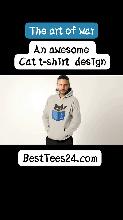 The Art of War' Cat T-Shirt Design cat catappearel catlover catlovers cats cattee cattees cattshirt