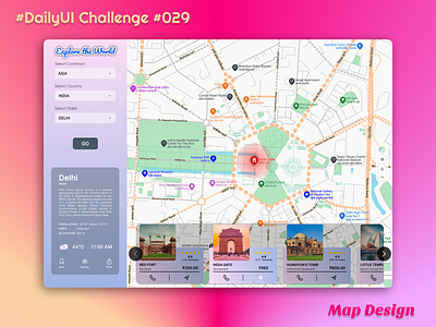 #DailyUI Challenge #029 : Map Design 029 app branding creative dailyui dailyui challenge dailyui challenge 029 design graphic design illustration logo map design typography ui ux vector