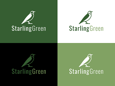 Starling Green - Logo design graphic design logo logo design vector