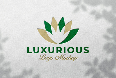 Logo Mockup Full Color embossed logo mockup logo mockup full color