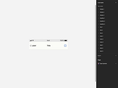 Adaptive iOS App Bar Component in Figma branding design design system figma interface ui ui kit ux