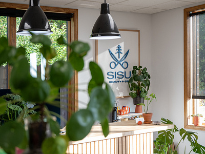 Sisu Beauty + Co. brand branding duluth finnish logo mark minnesota salon vector wonderhorse