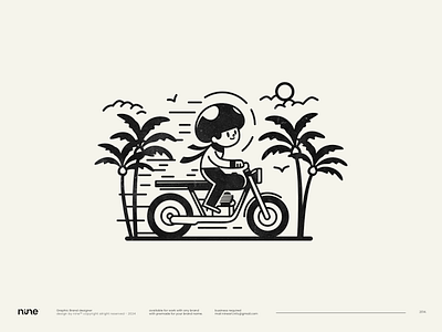 Enjoy the Ride - illustrations agency beach brand branding clothing design enjoy fresh illustration inspiration life motion graphics ride summer sun ui