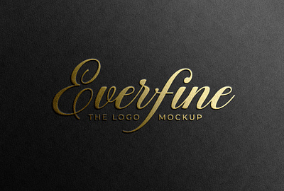Luxury Textured Gold Logo Mockup embossed logo mockup luxury textured gold logo mockup