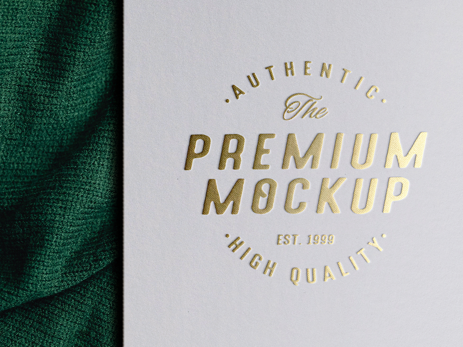 Luxury Gold Foil Stamping Logo Mockup by Smart Works on Dribbble