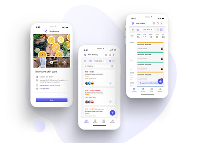 Nine Booking - Mobile App booking mobile sevice ui ux