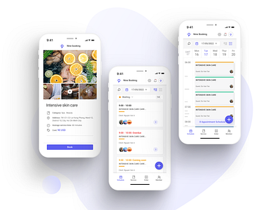 Nine Booking - Mobile App booking mobile sevice ui ux