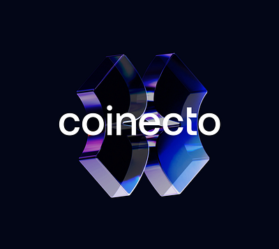 Coinecto Logo Design 3d animation brand branding clean crypto design figma finance graphic design icon logo logo design logodesign motion graphics spline ui vector visual design web