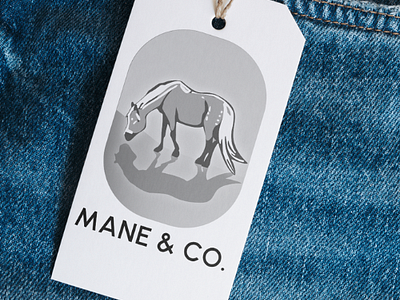 Mane and Co création clothe creation french horse illustration logo mane