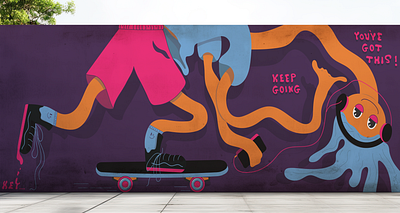 Wall Mural mock up