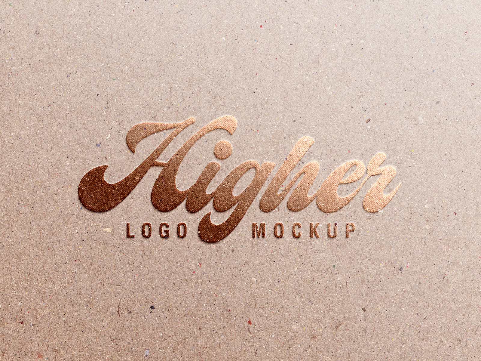 Metallic Copper Foil Logo Mockup by Smart Works on Dribbble