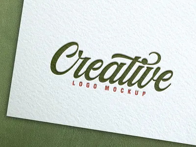 Debossed Logo Mockup debossed logo mockup embossed logo mockup