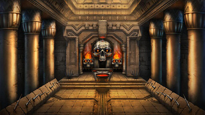 The main illustration for the Mayan adventure themed slot background background art background design background illustration background image gambling game art game design graphic design indianajones mayan mayan background mayan slot mayan temple slot background slot design slot machine