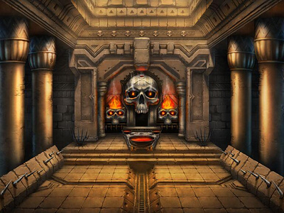 The main illustration for the Mayan adventure themed slot background background art background design background illustration background image gambling game art game design graphic design indianajones mayan mayan background mayan slot mayan temple slot background slot design slot machine