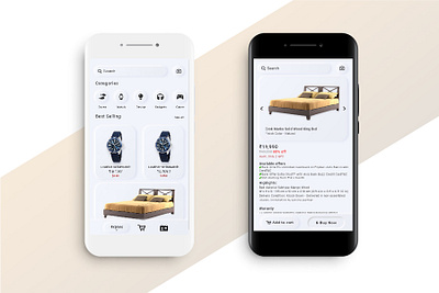 Shopping App UI animation app appui clean graphic design responsive shopping shoppingapp shoppingui ui