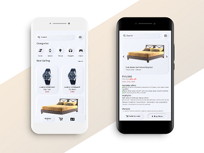 Shopping App UI animation app appui clean graphic design responsive shopping shoppingapp shoppingui ui