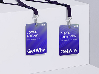 Event Branding — GetWhy ai badges booth design branding dark event booth events exhibition expo global events gradient logo magazine ad name badge name tags pattern print print ad tech visual identity