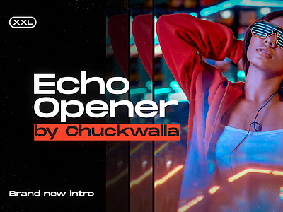 Echo Opener (AE Template) aftereffects brand corporate design intro motiondesign motiongraphics opener promo slideshow