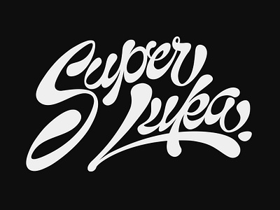 Super Luka - Lettering type branding calligraphy custom type font graphic design handlettering handwritten illustration lettering lettermark letters logo type design typeface typography typologo wordmark