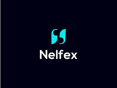 Nelfix modern logo design brand identity branding business logo creative logo design fintech illustration logo modern logo tech logo technology
