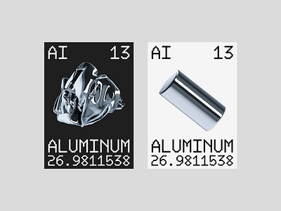 Aluminum Posters / 2 Versions branding design illustration