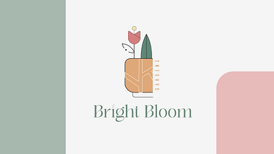 Brightbloom Gardens - Logo design and Branding branding graphic design logo