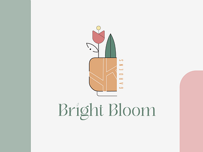 Brightbloom Gardens - Logo design and Branding branding graphic design logo