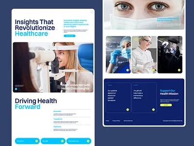 Health-Tech Web Design @ Flagship design figma health health agency health innovation health tech healthcare hospital ui uiux ux web design